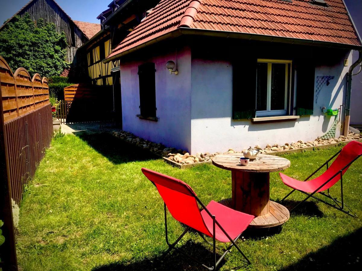 Gite Plain-Pied Avec Jardin Du Centre Alsace Ebersheim Extérieur photo